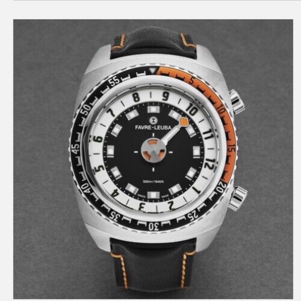 Favre Leuba Men's Raider Harpoon Black White Dial Automatic 00.10101.08.13.41